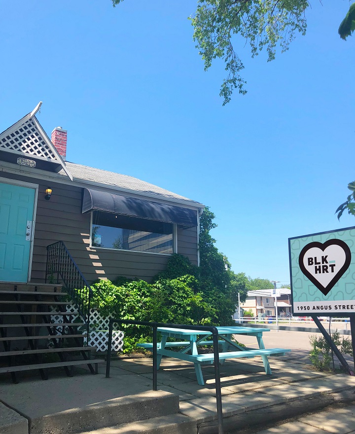 Kayla Deics is the owner of Blk Hrt salon in Regina’s Cathedral Neighbourhood. Deics says a health inspector who visited her on Thursday refused to sanitize his hands before entering her business