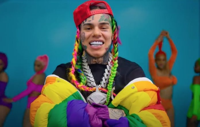 6ix9ine's latest music video, 'GOOBA.'.