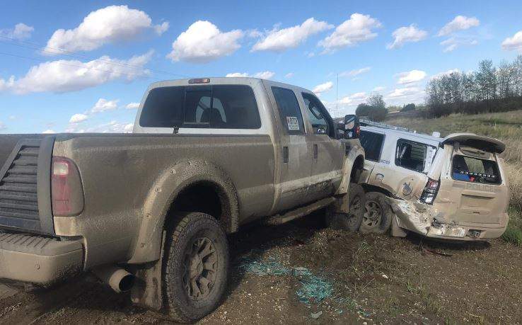 A man is facing several charges after police said one of their vehicles was intentionally rammed on Saturday evening. 