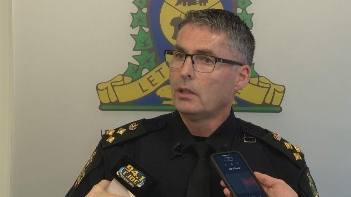 Interim Chief of Lethbridge Police Service, Scott Woods. 