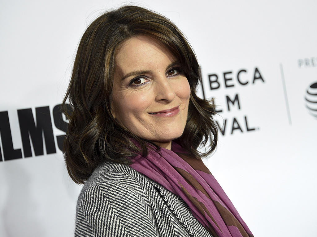 Tina Fey attends the Tribeca Film Festival world premiere of 'Love, Gilda' in New York on April 18, 2018.