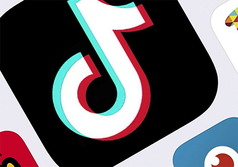 FILE - This Feb. 25, 2020, photo shows the icon for TikTok taken in New York.