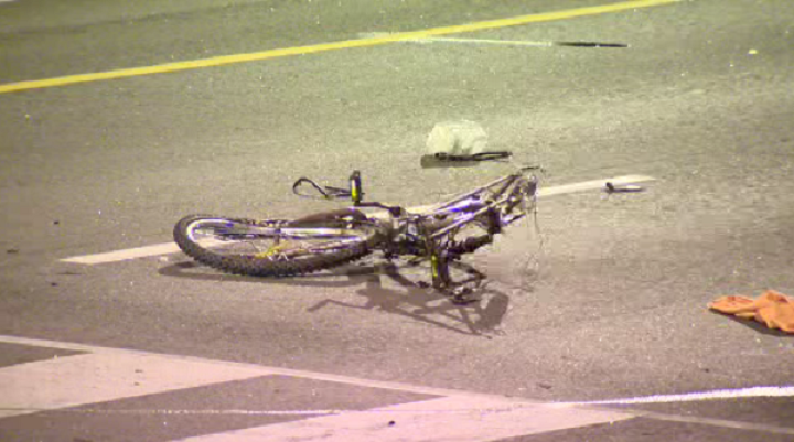 A photo of the bicycle from the scene on June 11, 2015.