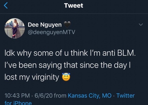 MTV cuts ties with ‘Challenge’ star Dee Nguyen after ‘offensive’ Black Lives Matter comments - image