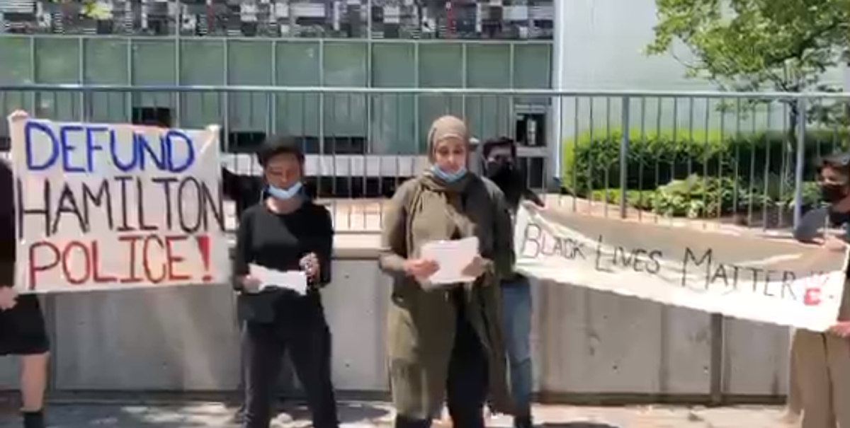 A group of Hamilton activists took over Toronto's Black Lives Matter Twitter account on Tuesday to call for changes to address anti-Black racism in the city, including defunding the Hamilton Police Service.