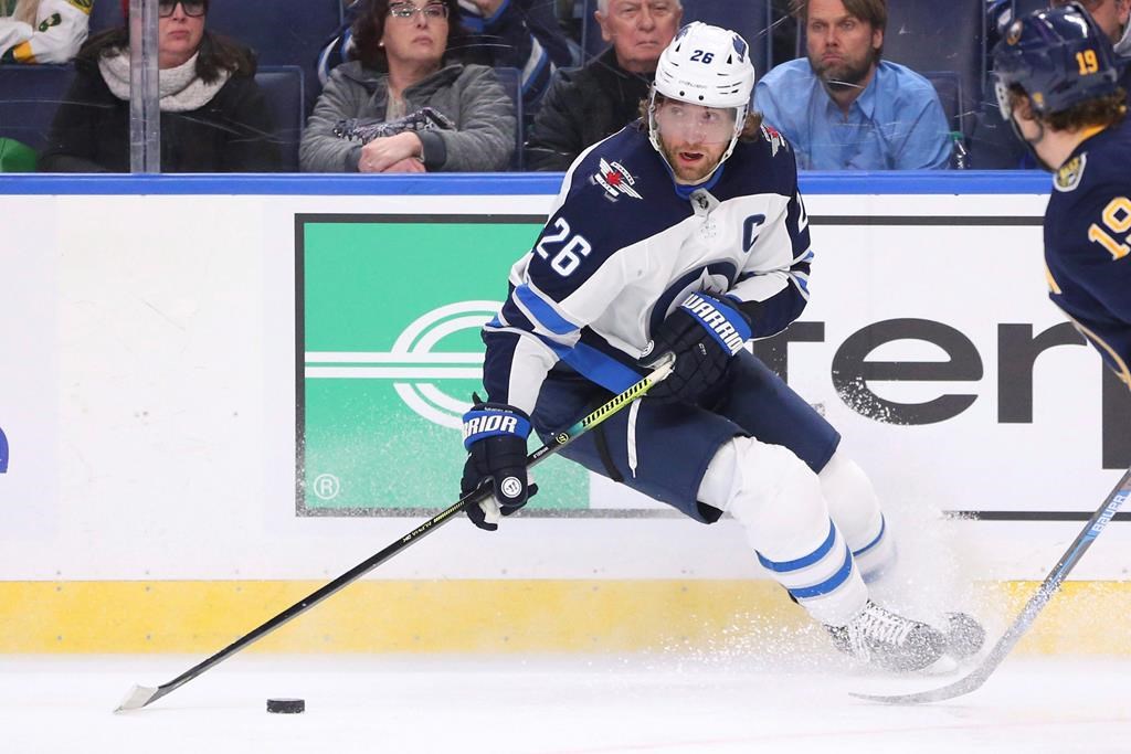 Winnipeg Jets forward Blake Wheeler says he regrets not speaking up sooner about the death of George Floyd and the mass protests that followed across the United States.