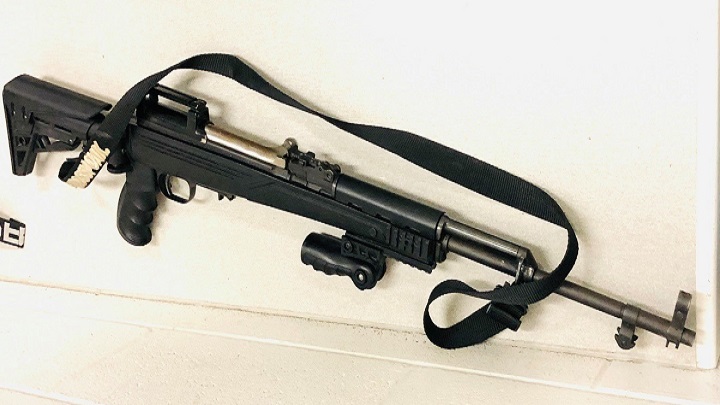 Regina police say the 21-year-old male suspect was carrying a semi-automatic rifle at the time of his arrest on Saturday.  