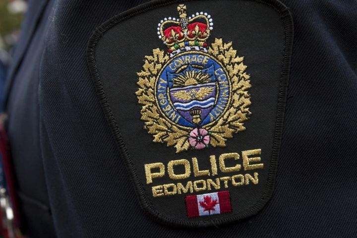 A file photo of an Edmonton Police Service badge. 