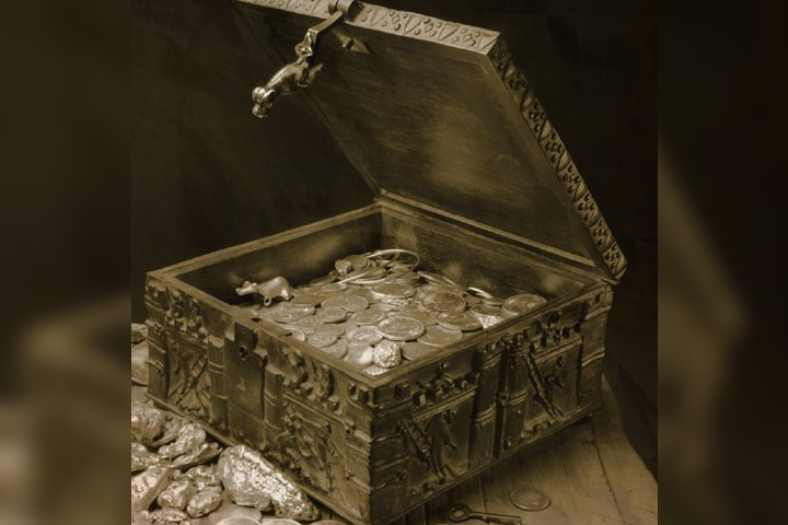 Forrest Fenn's treasure chest is shown in this 2010 photo.