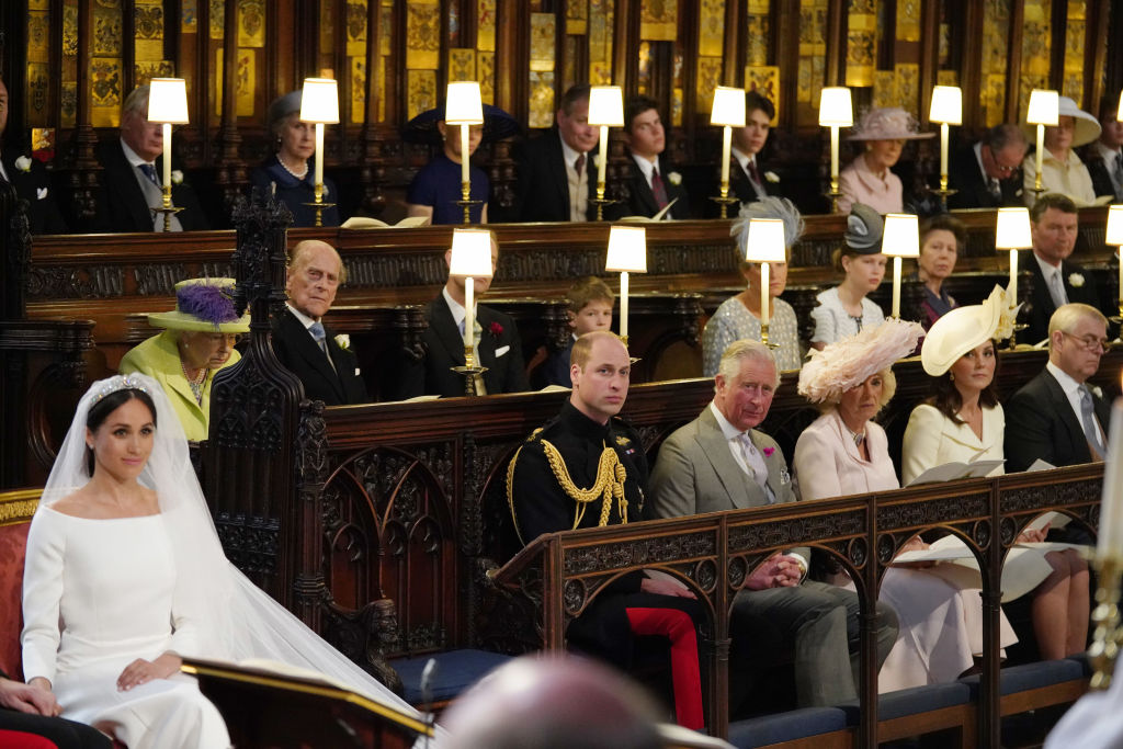 Prince Philip attended Prince Harry and Meghan Markle’s wedding on May 19, 2018, in Windsor, England.