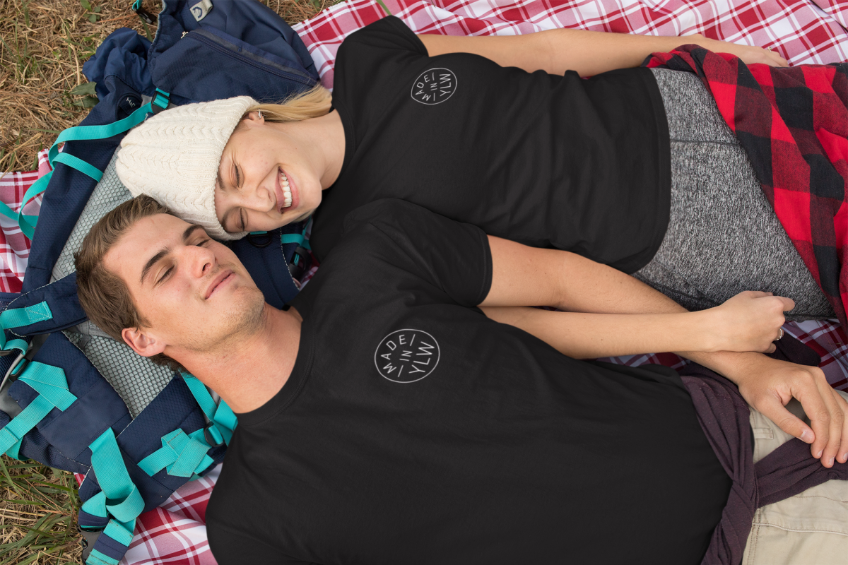 The MADE in YLW campaign involves retailers selling locally produced shirts and bags and keeping 50 per cent of the profits.