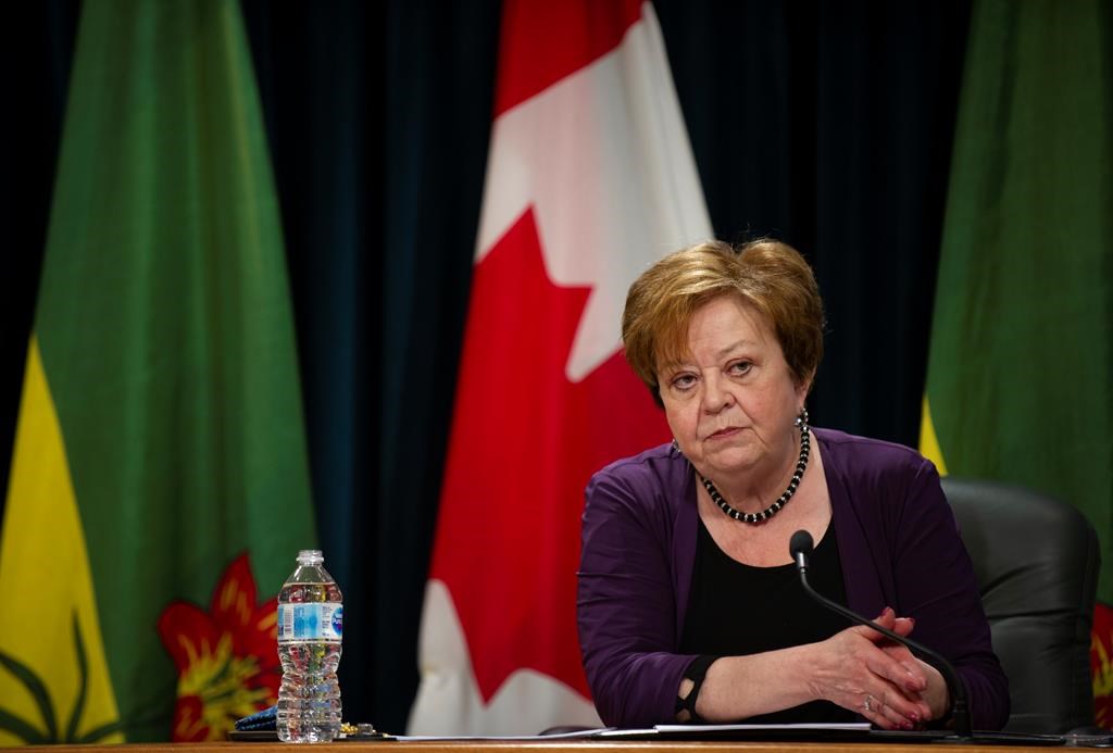 Saskatchewan Finance Minister Saskatchewan Finance Minister Donna Harpauer said the COVID-19 pandemic has had a significant impact on the province’s books.onna Harpauer takes questions from reporters before releasing the province's budget at Saskatchewan's Legislative Building in Regina on Monday, June 15, 2020. THE CANADIAN PRESS/Mark Taylor.