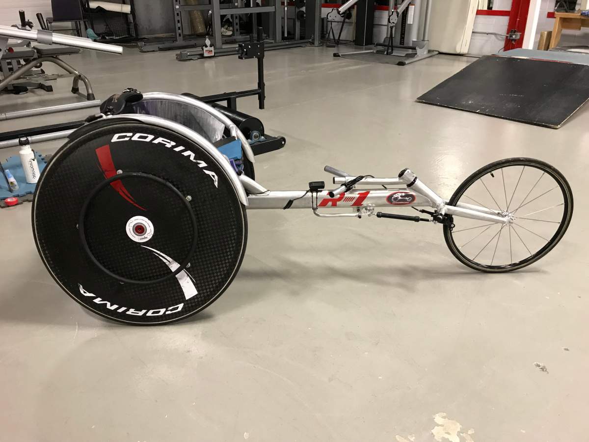 Jessica Frotten’s missing wheelchair racer.