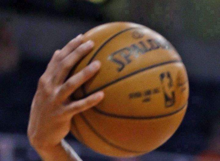 A file photo of a basketball is shown.