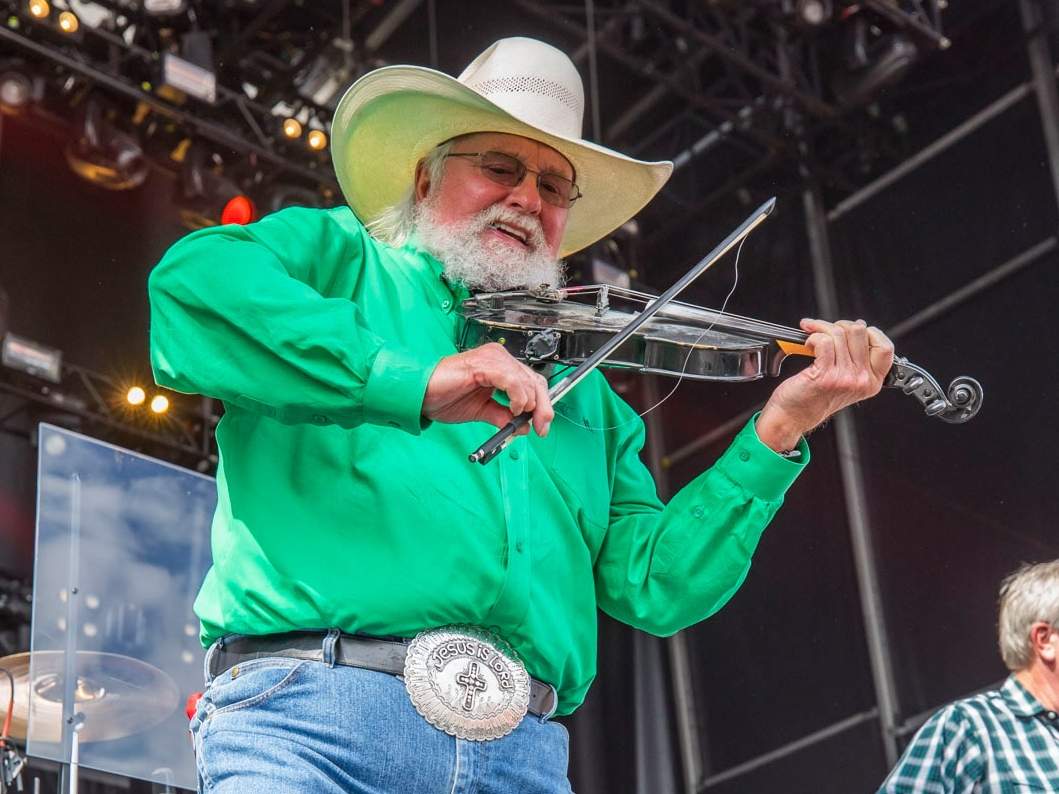 Charlie Daniels performs during day 2 of Faster Horses Festival at Michigan International Speedway on July 22, 2017 in Brooklyn, Mich.