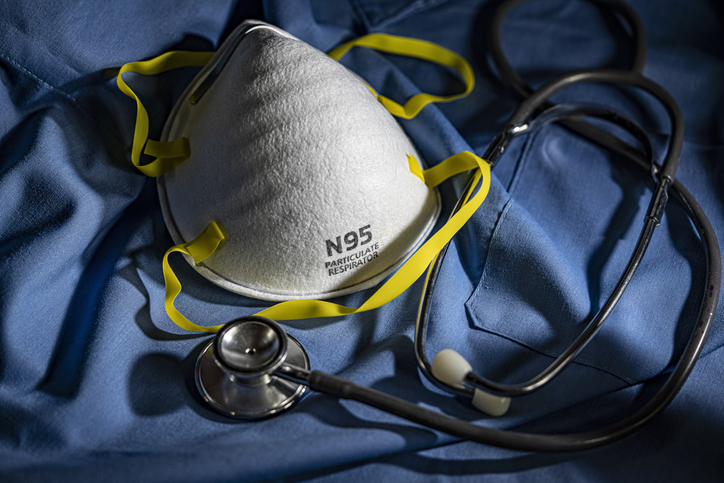 A file image of an N95 mask.