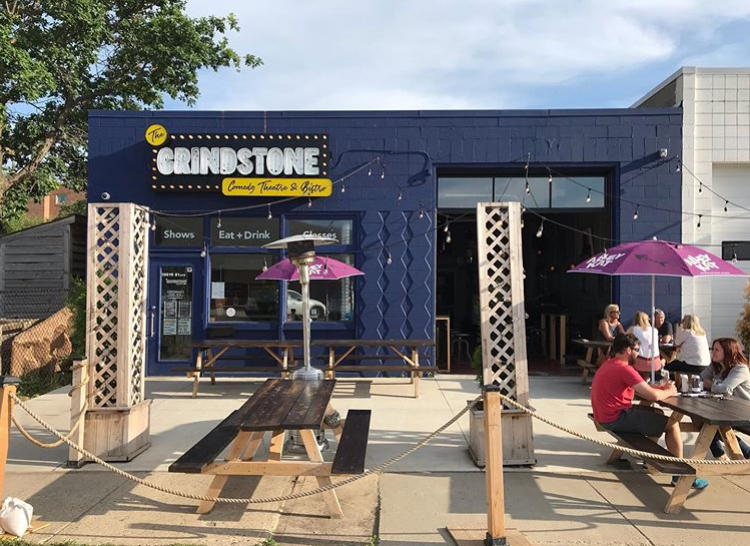 "Before COVID, we used to seat about 84 people, and right now we're only seating 36," said Bryon Martin, the artistic director of Grindstone Theatre. 