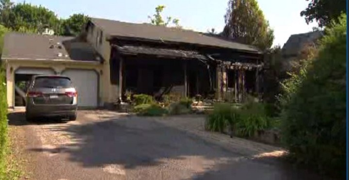 York police are on scene of a house fire in Markham.