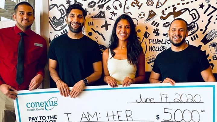 The Reverse School Bus program, which helped kids who typically rely on school lunch programs continue to receive meals, was awarded a $5,000 grant through the Conexus Credit Union Kindness Capital Fund.