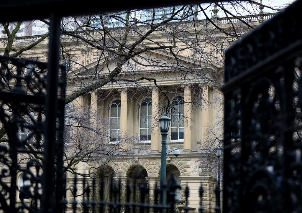 The Ontario Court of Appeal is seen in Toronto on April 8, 2019. A law that bars a judge from imposing a conditional sentence for certain offences was struck down as unconstitutional on Friday in a decision likely to find its way to the country's top court. In a 2-1 ruling, the Ontario Court of Appeal found the provisions of the Criminal Code run afoul of the charter because of their impact on Indigenous offenders. THE CANADIAN PRESS/Colin Perkel.