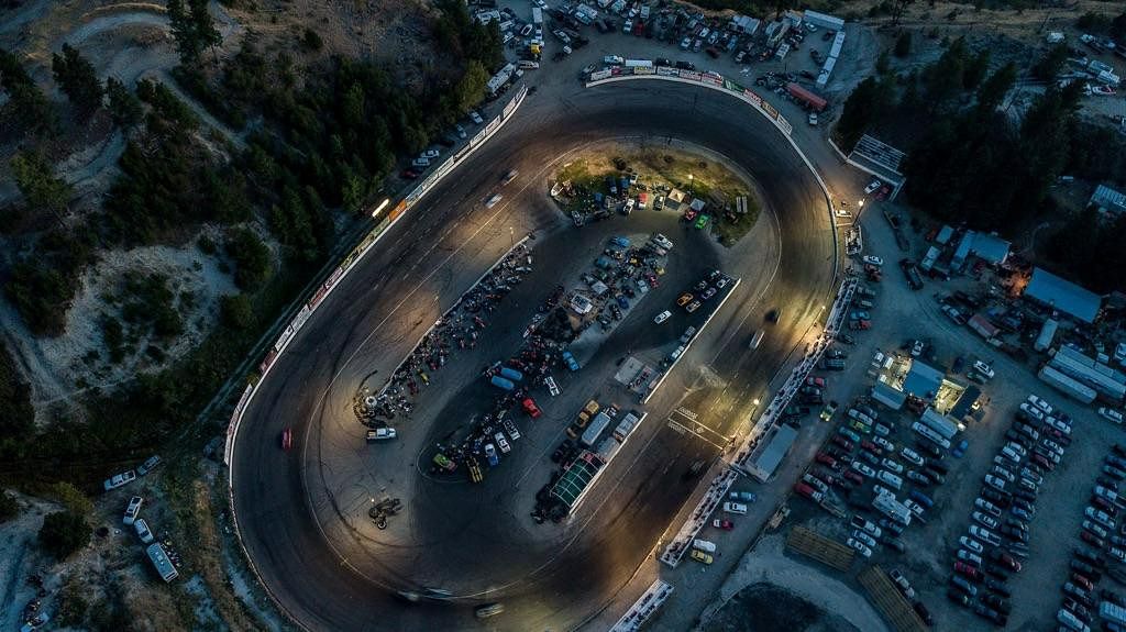 The Penticton Speedway is a massive venue with capacity for up to 5,000 fans during normal times, operators said.