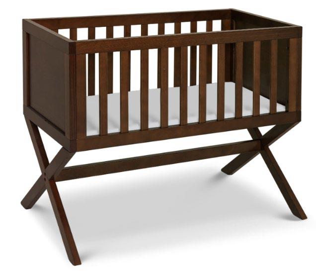 According to Health Canada, the mattress support board or the cross bar supporting the mattress support board of the bassinet may become disengaged with an occupant inside, posing a fall or entrapment hazard. 