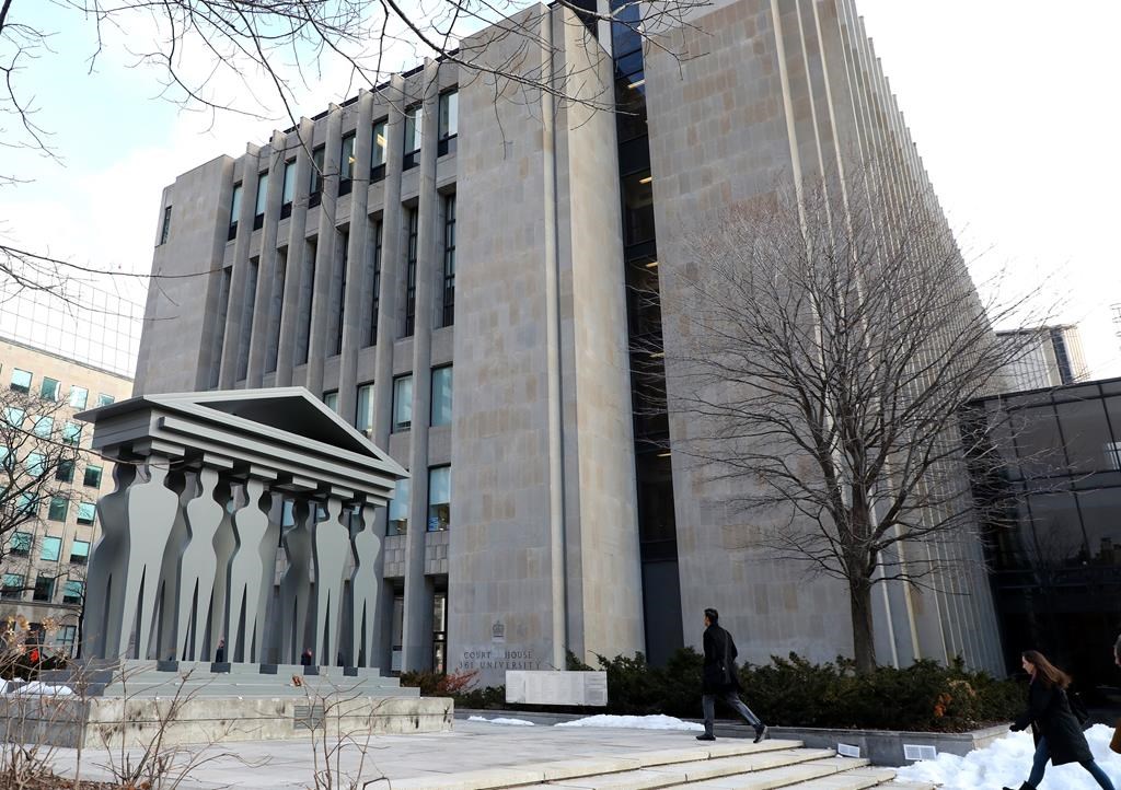 The Ontario Superior Court building is seen in Toronto on Wednesday, Jan. 29, 2020.