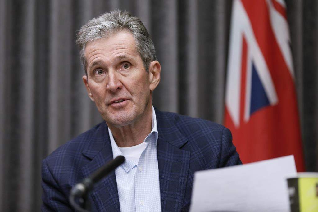 Manitoba Premier Brian Pallister said Thursday his government is looking at adding a roundabout to the intersection of highways 1 and 16, west of Portage la Prairie.