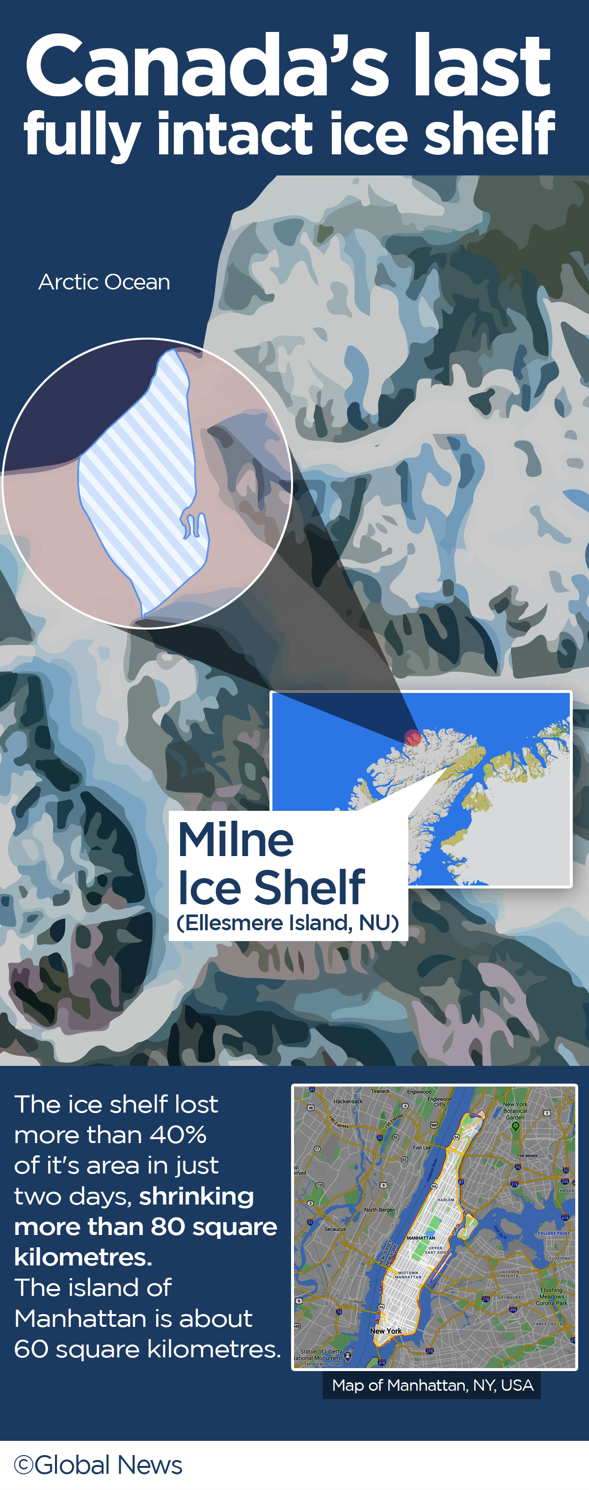Collapse of Canada’s last intact ice shelf was only a matter of time: glaciologist - image
