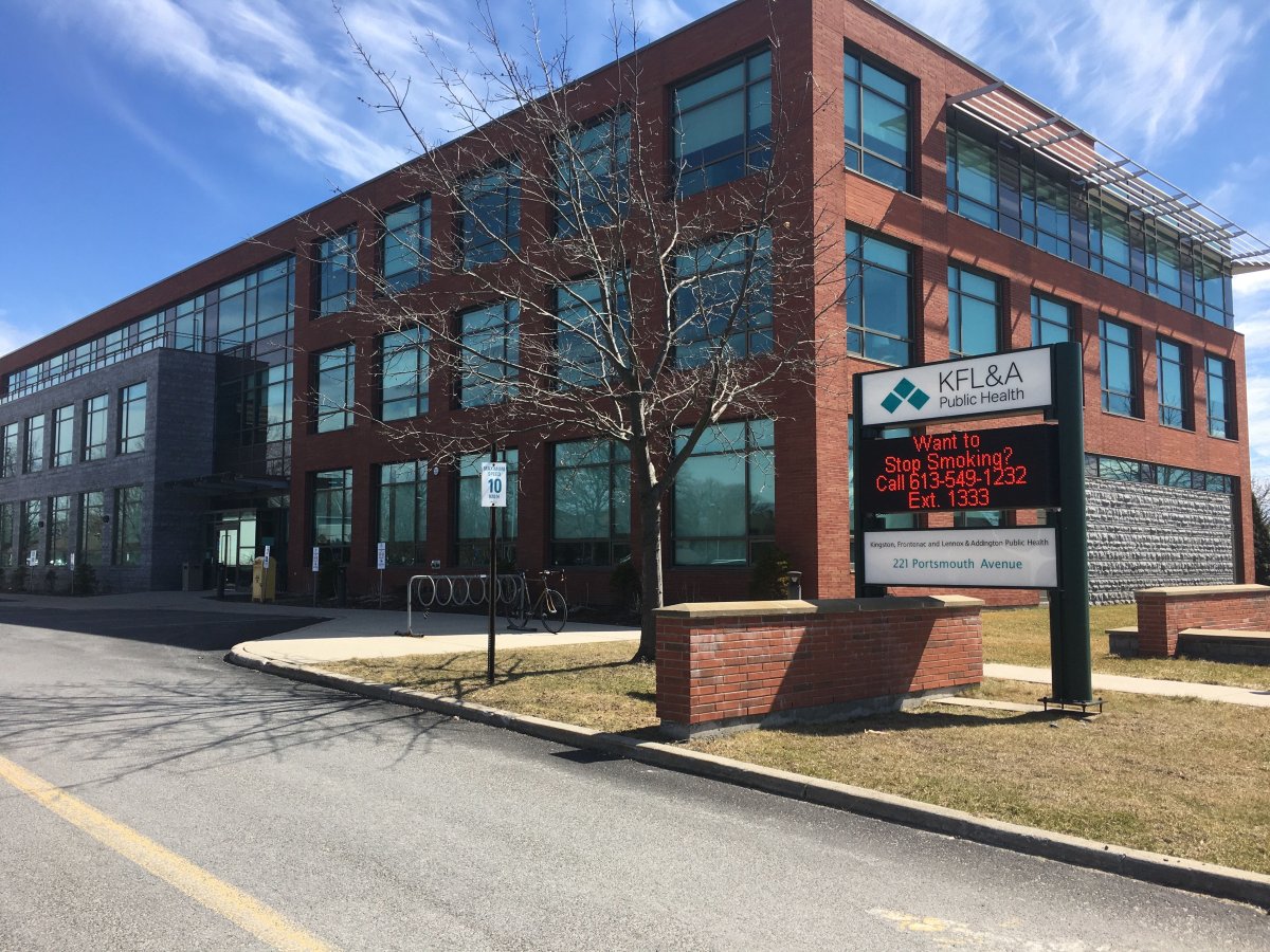 Two students at Kingston-area elementary schools have tested positive for COVID-19 variants of concern.