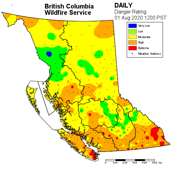 Heat, lightning forecast for B.C. Central Interior sparks wildfire concern - image