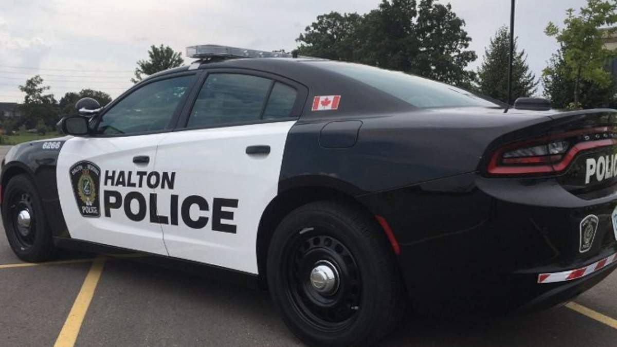 Halton Regional Police say a man was found seriously hurt on Towne Boulevard in Oakville on Feb. 28, 2021.
