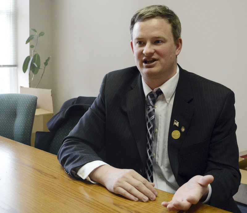 n this Feb. 23, 2014, file photo Jason Ravnsborg speaks in Sioux Falls, S.D. 
