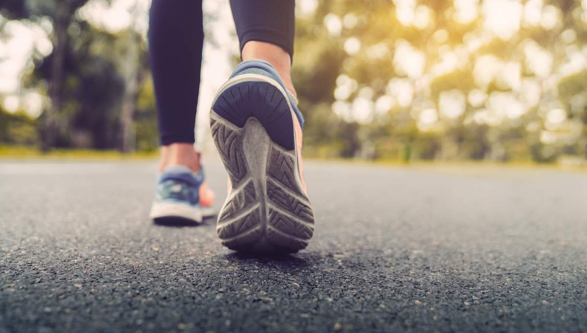 Person running. 