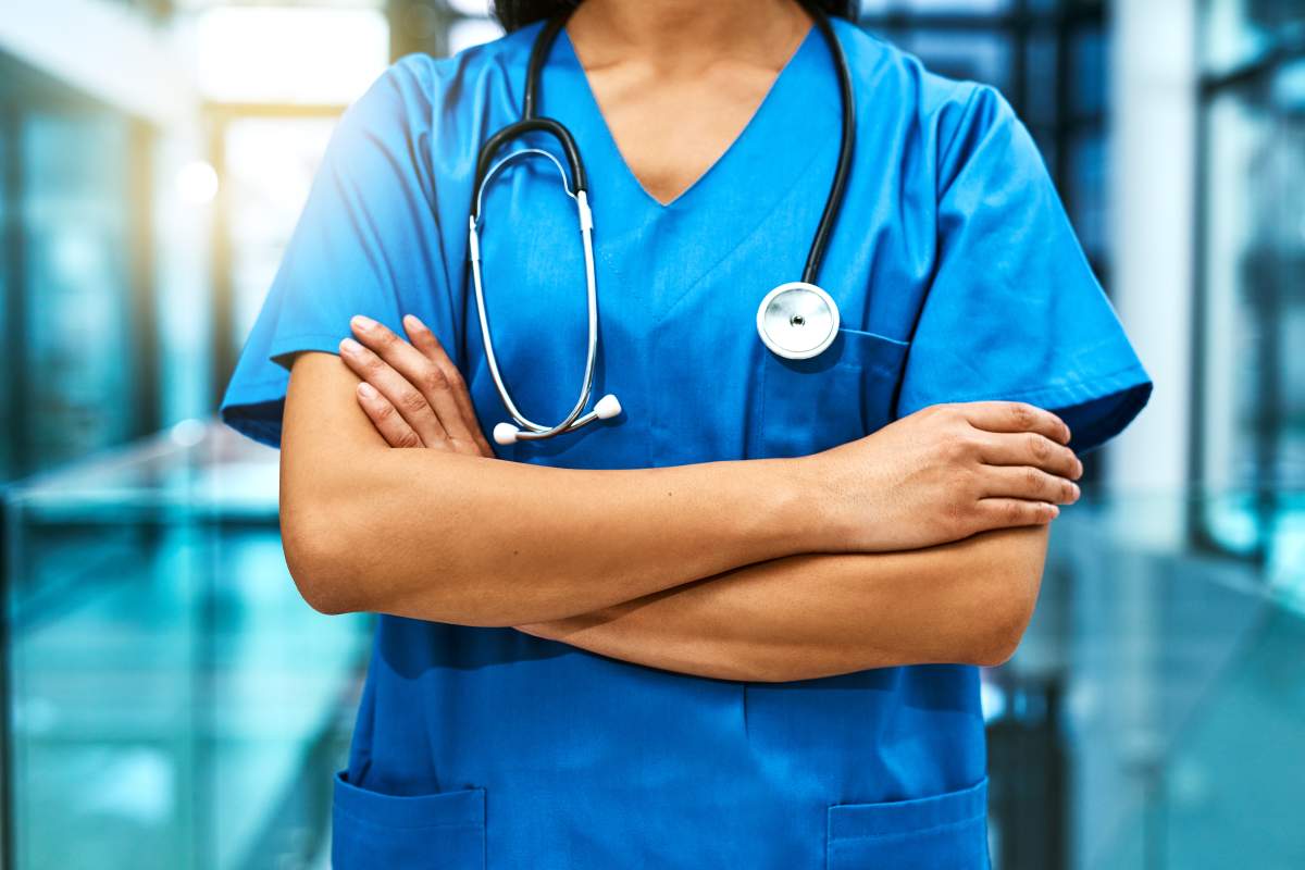A file photo of a nurse.