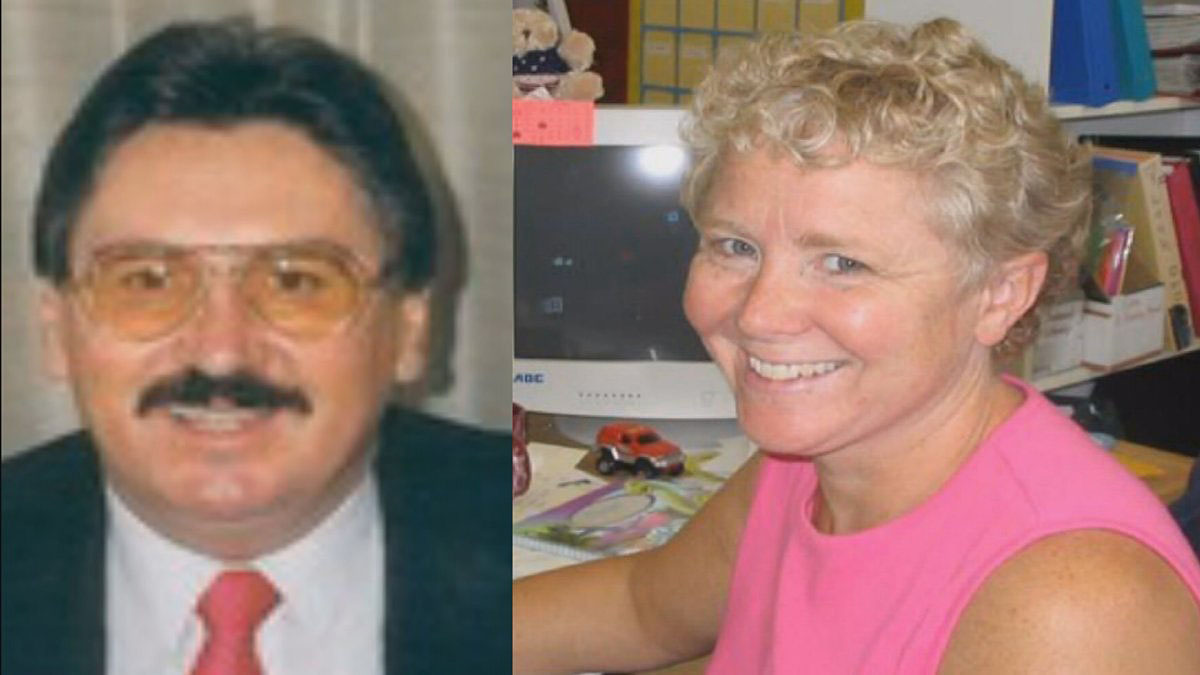 Peter Beckett, left, was charged with murder in the drowning of his wife, Laura Letts of Alberta, while vacationing near Revelstoke in August 2010.