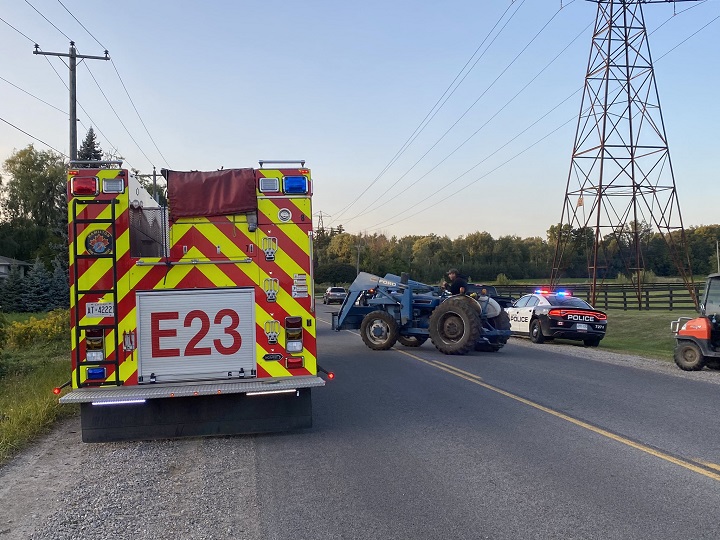 Crews on scene in Flamborough, Ont. following a horseback riding incident.