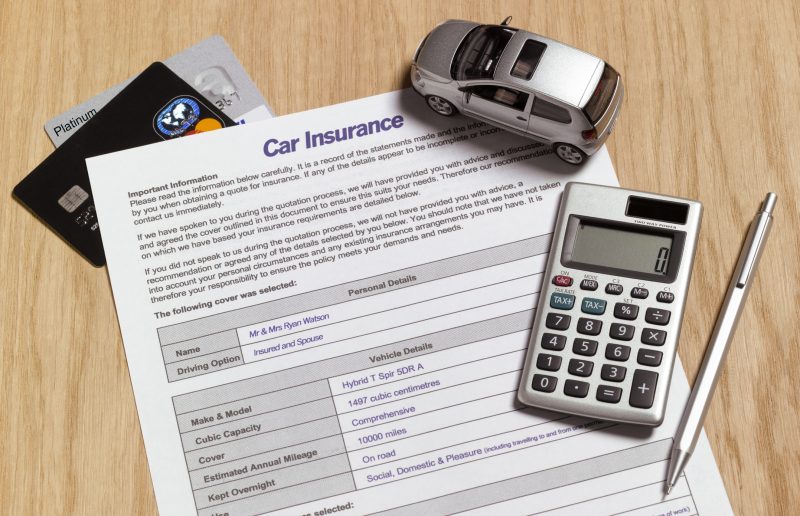auto insurance paperwork