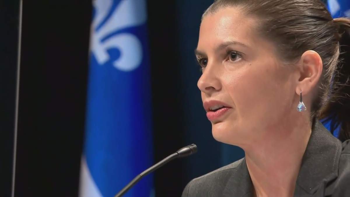 Quebec public security minister Geneviève Guilbault on October 20, 2020.