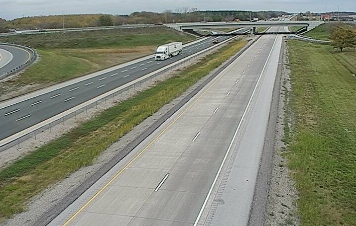 A section of Hwy 401 near Communication Road in Chatham-Kent as seen on Oct. 26, 2020.