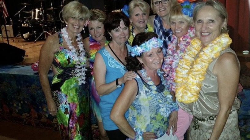 Alberta snowbird Marti Young parties in Arizona