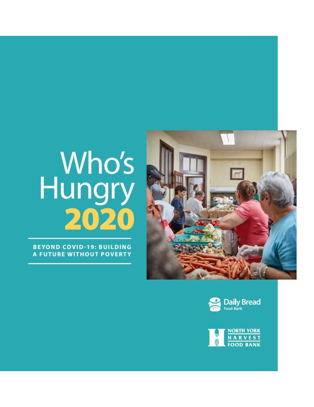 Who’s Hungry 2020 report reveals that prior to COVID-19, food bank use had already increased by 5% compared to the previous year with close to one million visits in the city of Toronto.