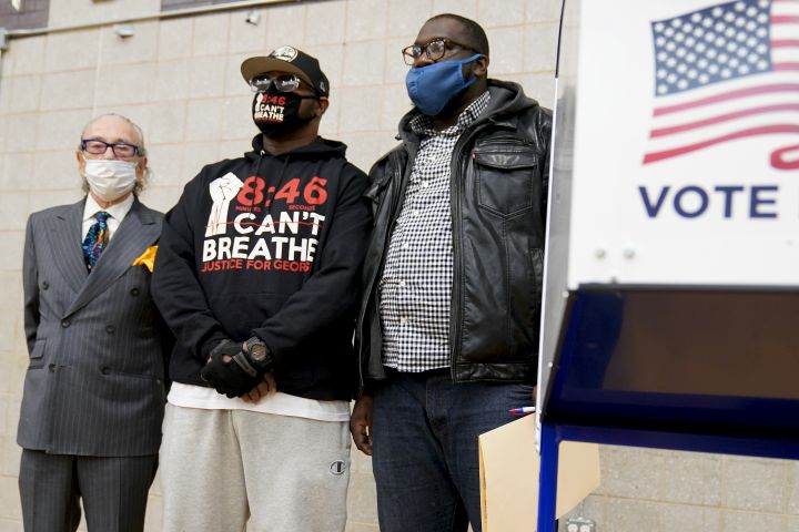 George Floyd’s brother rallies American voters on Election Day - image