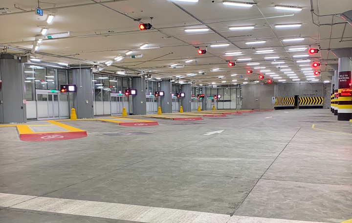 The ground level of the new Union Station bus terminal is seen before GO Transit began operations on Saturday.