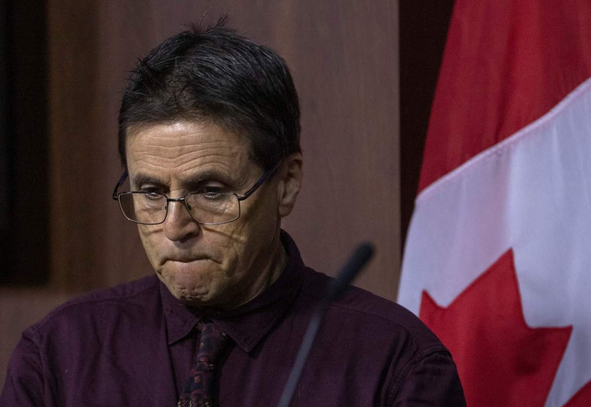 Hassan Diab holds a news conference on Parliament Hill, in Ottawa Friday, February 7 , 2020. Diab's lawyer said on Wednesday, January 27, 2020 that a France appeal court's call for his client to stand trial flies in the face of evidence.