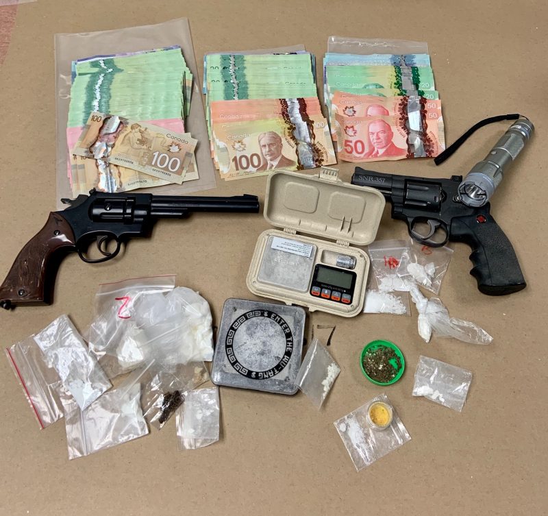 Drug and child endangerment charges were laid against two people in Lethbridge after the search of a home on Jan. 20, 2021. 
