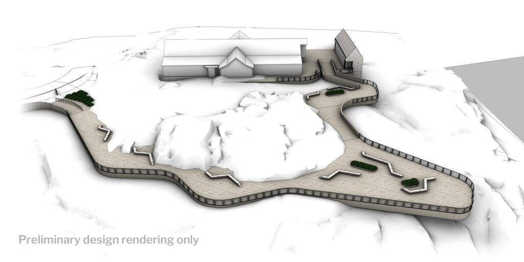 Design showing how the viewing deck will look like. (Develop Nova Scotia)