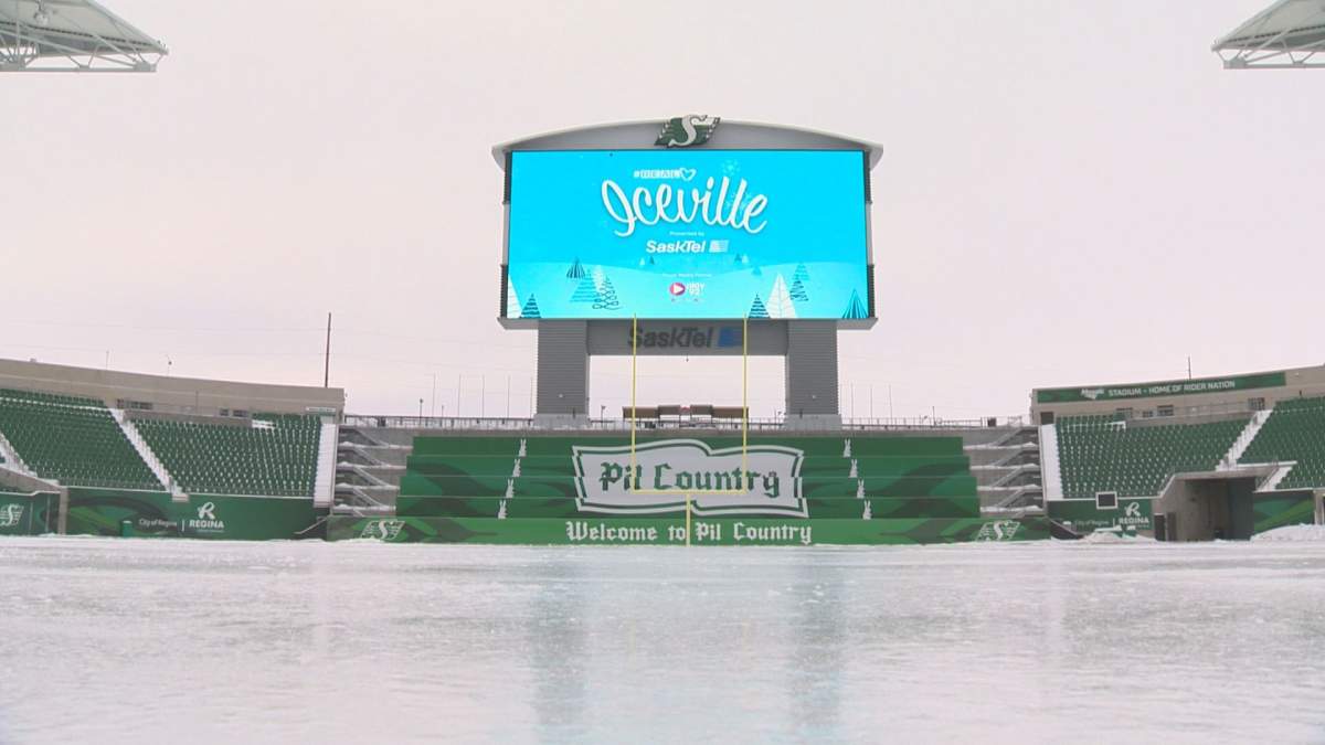 Iceville, the name given to the skating attraction recently built inside Regina\’s Mosaic Stadium, saw a week\’s worth of skating slot times booked in under ten minutes this week.