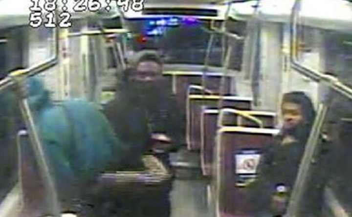 Police released security images of three men on Monday.