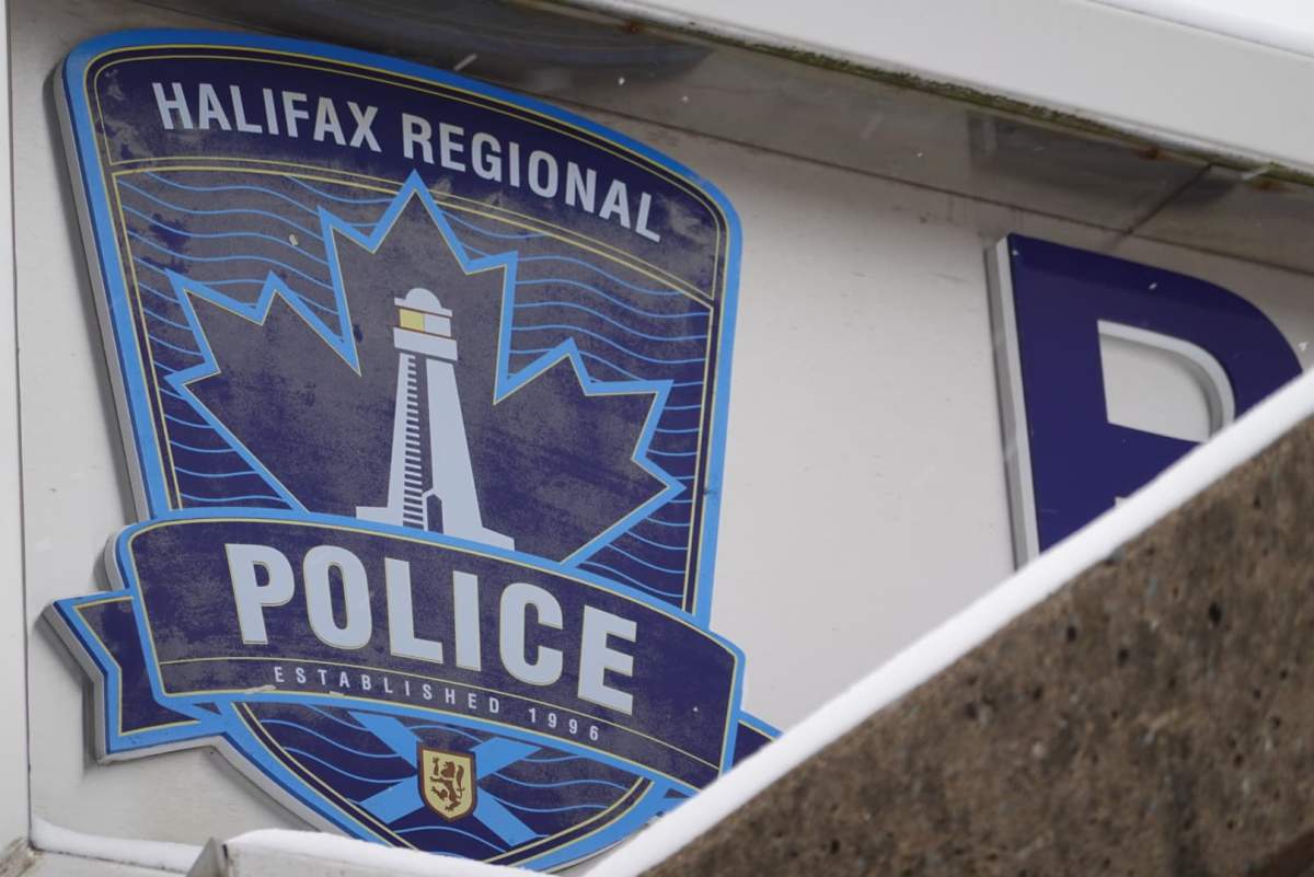 File - The sign at the Halifax Regional Police headquarters on Gottingen Street on Feb. 20, 2021.